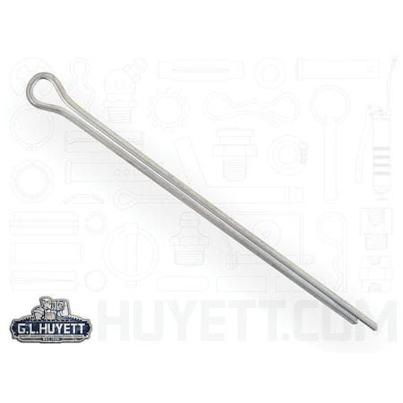 Huyett Cotter Pin, Zinc Plated Carbon Steel, 0.219 in Dia x 5.000 in Effective Length CP-218-5000