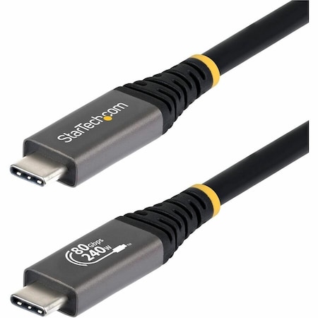 Startech.Com 1.5FT/45CM USB-IF CERTIFIED USB4 CABLE SUPPORTS 80GBPS; DISPLAYPORT 2.1 VIDEO W/ CC18IN80GUSB4CABLE