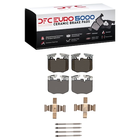 Dfc 5000 Euro Ceramic Disc Brake Pad Set,  1600-1867-01
