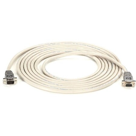 Black Box Black Box RS-232 Null Modem Cable, DB9 RS-232 Male to DB9 RS-232 Female, 10 ft EYN257T-0010-MF