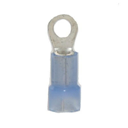 Hillsdale Terminal Ring Terminal, #6 Stud Size, 14 AWG, 600 V, Nylon Insulated, 1000 PK 50085N
