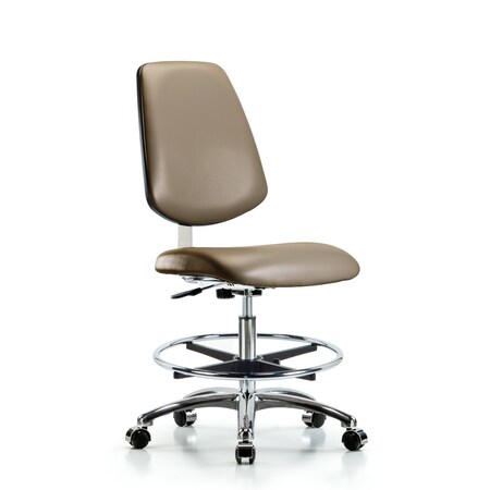 Blue Ridge Ergonomics Vinyl Clean Room Chair BR-CLR-VMBCH-MB-CR-CF-CC-8809