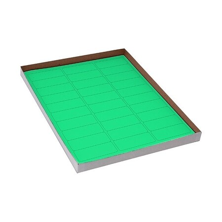 Zoro Select Cyro Label, Green, Polypropylene, PK20 GRAING-C112