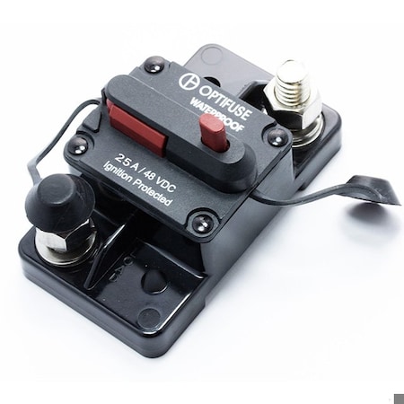 Optifuse Circuit Breaker, 353 Series, 25 to 300A, 3kA at 48V DC 353025