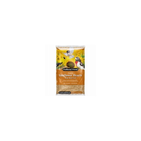 Feathered Friend Sunflower Hearts Wild Bird Food, 5-Lb. Bag 14403