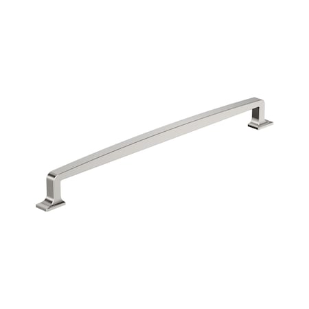Amerock Westerly 12-5/8 inch 320mm Center-to-Center Polished Nickel Cabinet Pull BP53726PN