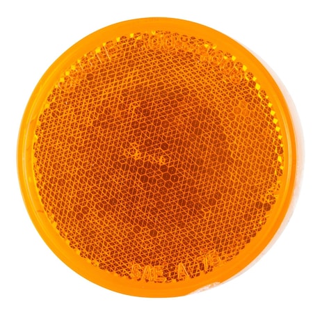 Grote REFLECTOR-3 YELLOW- ROUND STICK-ON 40053