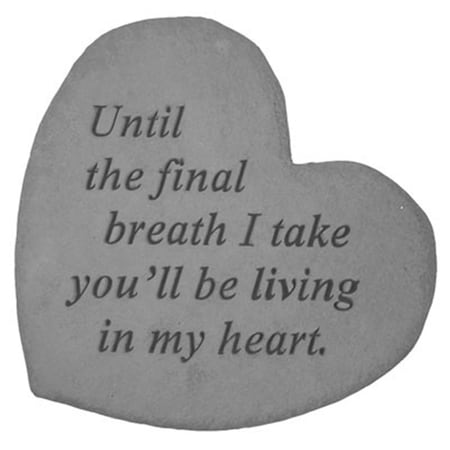 Kay Berry Great Thought Hearts- Until the final breath. 8608