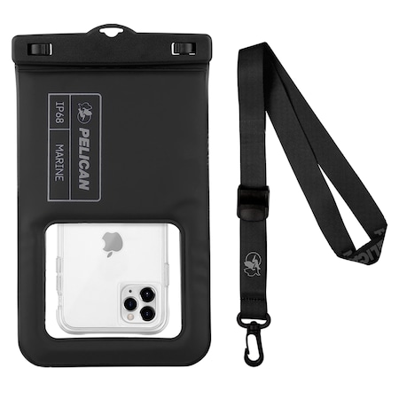 Pelican Marine Waterproof Floating Phone Pouch Xl, Stealth Black PP049626