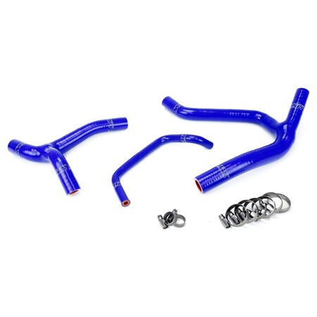 Hps Performance High Temp Reinforced Silicone Radiator Coolant Hose Kit, Blue,  57-1244-BLUE