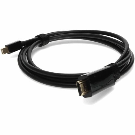Add-On 10FT MINI-DISPLAYPORT MALE TO HDMI MALE BLACK MAX RESOLUTION UP TO 2560X16 MDP2HDMIMM10F