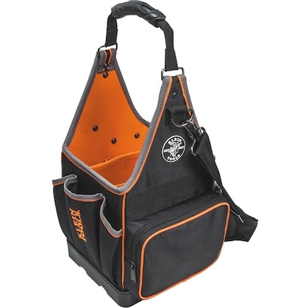 Klein Tools Tool Tote, Black, Polyester, 20 Pockets 554158-14