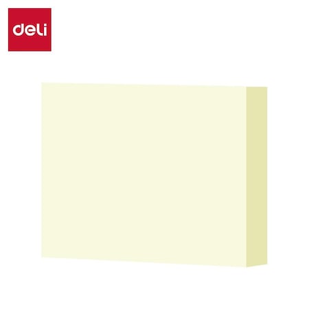 Deli Self-Stick Notes 1.5x2, Canary Yellow, 100 Sheets, 12PK EA912