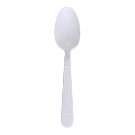 Empress Heavy Weight Teaspoon Polypro White Dense Pack, 1000PK E177002
