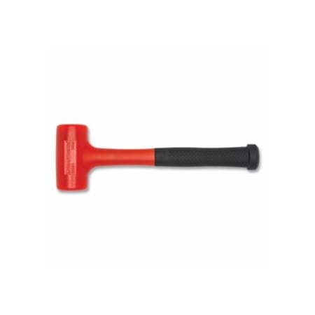Gearwrench Dead Blow Hammer with Polyurethane Head, 33 oz, 1.9 in dia, 6.7 in Handle, Red & Black, Steel Frame 329-82242