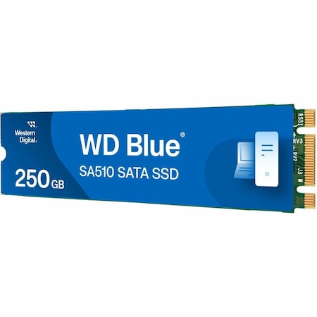 Western Digital WD Blue SA510 250GB Solid State Drive, M.2 2280 Internal, SATA SATA/600 WDS250G3B0B