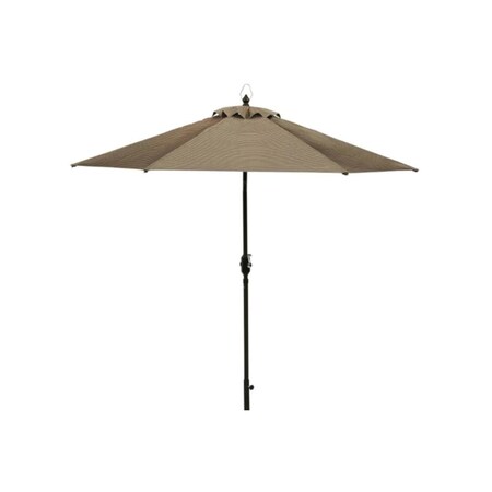 Living Accents Lake Ridge 9 ft. Tiltable Teal Patio Umbrella 868.0090.001