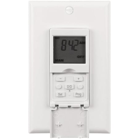 Prime 125V In-Wall Astronomic 7-Day Timer TNDIWA7D2W