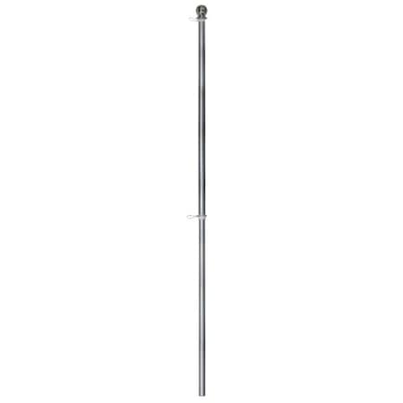 Valley Forge Flag Pole, 1 in Dia, Aluminum 29407-ATNGLE
