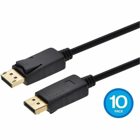 Monoprice SELECT SERIES DISPLAYPORT 1.2A CABLE_ 1.5FT (10-PACK), 10PK 41278