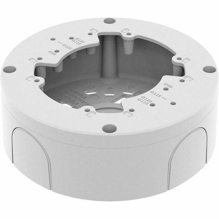 Hanwha Vision BACK BOX FOR DOME CAMERAS. COMPATIBLE WITH: QNV-C8083R/C9083R, QNV-C8011R/C8012/ SBV-140BW