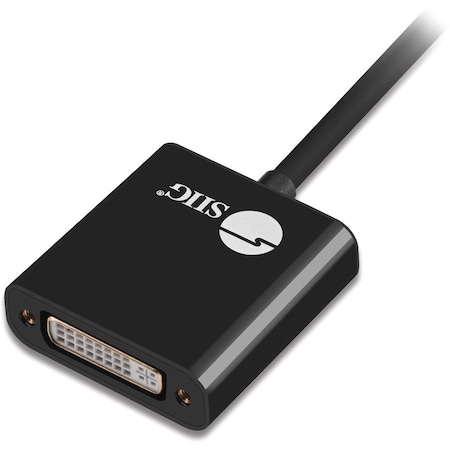 Siig Mini DisplayPort to DVI Adapter CB-DP1X12-S1