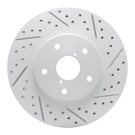 Dynamic Friction Co DFC Geoperformance Rotor - Drilled and Slotted 830-13048R