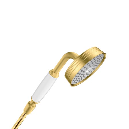 Axor Montreux Handshower 100 1-Jet, 2.5 GPM in Brushed Gold Optic 16320251