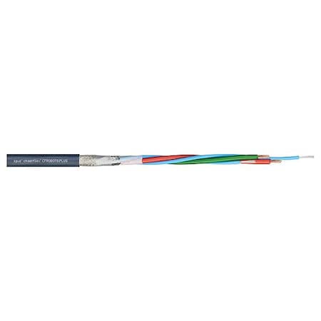 Chainflex BusCable, Ethernet/CAT5, 26AWG, Blue, 50V CFROBOT8-P-045