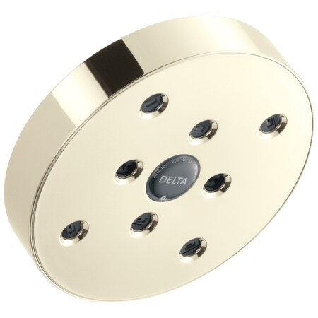 Delta Universal Showering Components H2Okinetic Single-Setting Raincan Shower Head RP70175PNPR