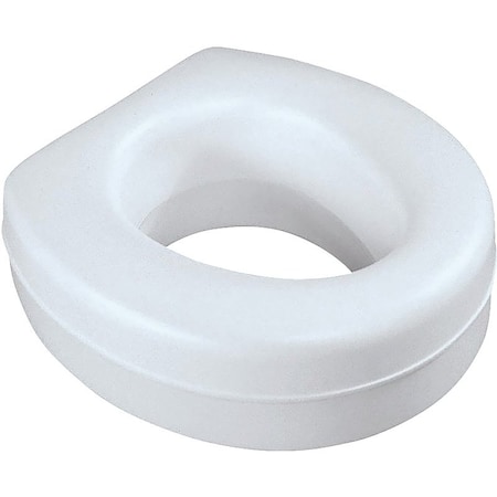 Medline MDS80318 Series Toilet Seat, Polyethylene, White MDS80318RW