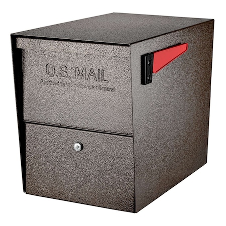Mail Boss Package Master XL Locking Package Mailbox, Bronze, USPS Approved 805926