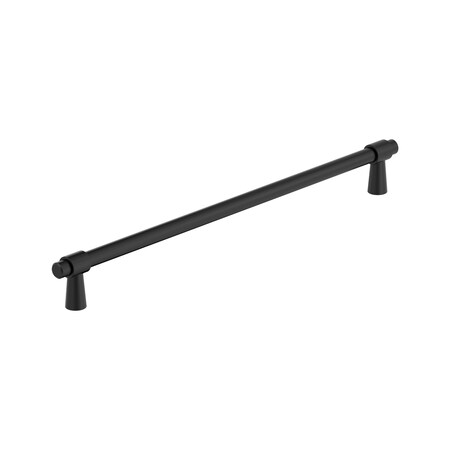 Amerock Destine 12-5/8 inch 320mm Center-to-Center Matte Black Cabinet Pull BP36903FB