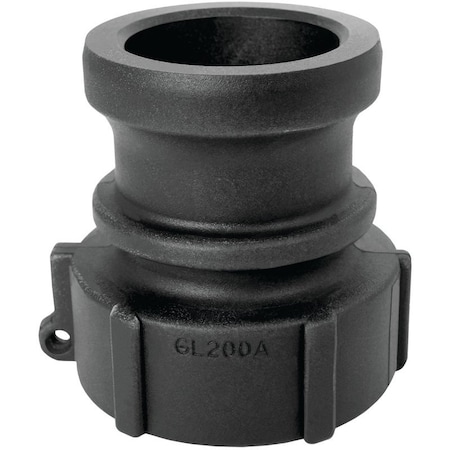 Green Leaf GLP150A Cam Lever Coupling, 1-1/2 in, Male x FNPT, Polypropylene 150A/GLP150A