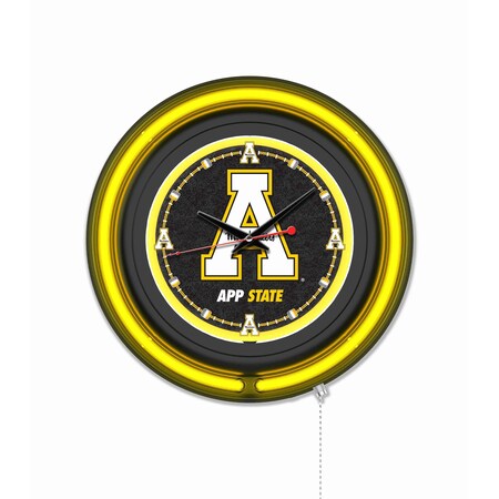 Holland Bar Stool Appalachian State University 15 Double Neon Wall Clock Clk15BK