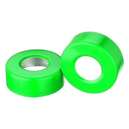 Wheaton Lab Bottle Caps, Green, 20 mm Dia, PK1000 224178-07