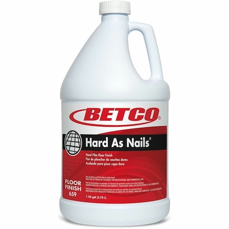Betco Hard As Nails Floor Finish, 1 gal Bottle, 4PK 6590400