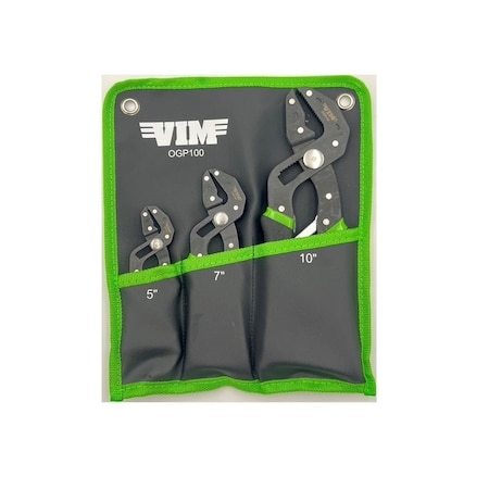 Vim Tools Orca Grip Universal Plier Set - 3 Piece VMOGP100