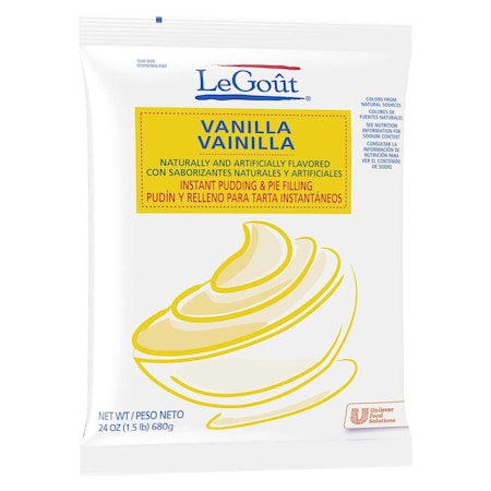 Legout Vanilla Instant Pudding and Pie Filling, 24 Ounce 3750076450