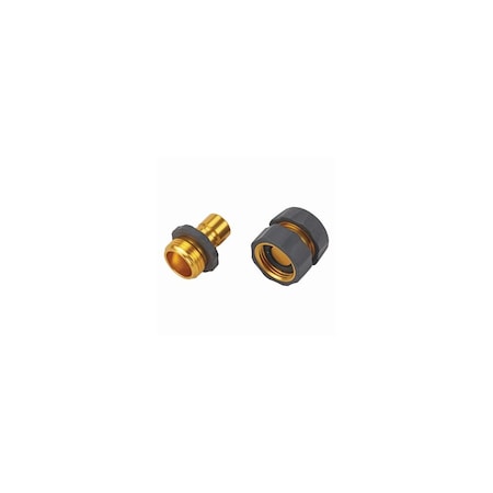 Melnor 2-Pc. Quick Connect Hose Set, Brass 45C-MJ