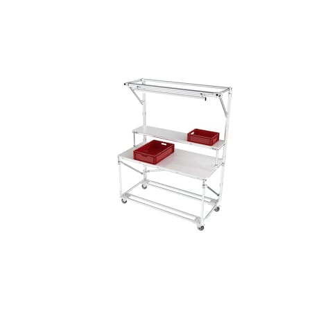Trilogiq Mobile Workstation With Flat Picking Shelf And Led. 19815-03