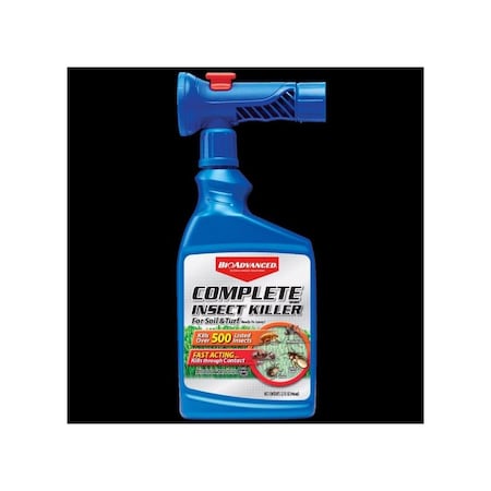 Bioadvanced Complete RTS Insect Killer, Liquid, Spray Application, Around Building Foundations, Lawns, 32 oz 700384A