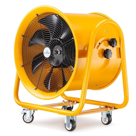 Iliving Utility 20 in. Blower Exhaust Warehouse Ventilator Floor Fan, 1300-Watt, 1720RPM ILG8VF20
