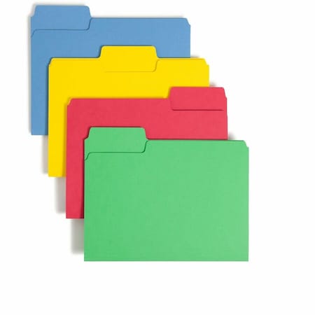 Smead Folder Oversized Tab, Assorted, Pk50 10410