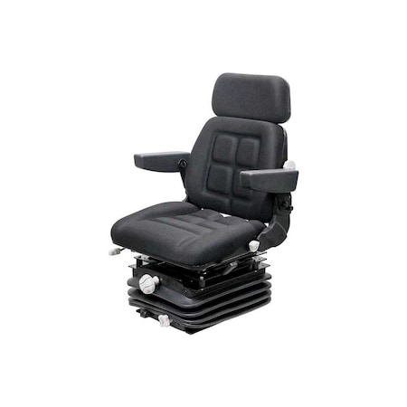 Uni Pro Allis Chalmers 8000 Series 1004 Mechanical Suspension Seat Kit Black Fabric 6511