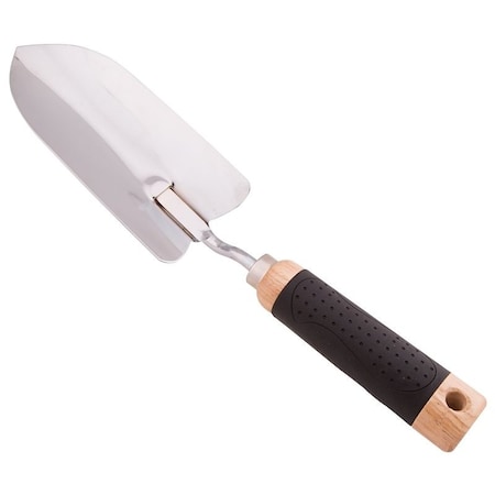 Landscapers Select Garden/Transplanting Trowel, 6-1/2 in L Blade, 2-7/8 in W Blade, Steel Blade, Wood Handle GT945A