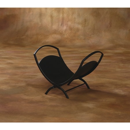 Home Impressions Hearthside Black Steel Fireplace Log Holder WF-15946