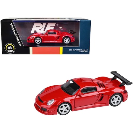 Paragon Guards Red 1 by 64 Scale Diecast Model Car for 2012 RUF CTR3 Clubsport PA-55386