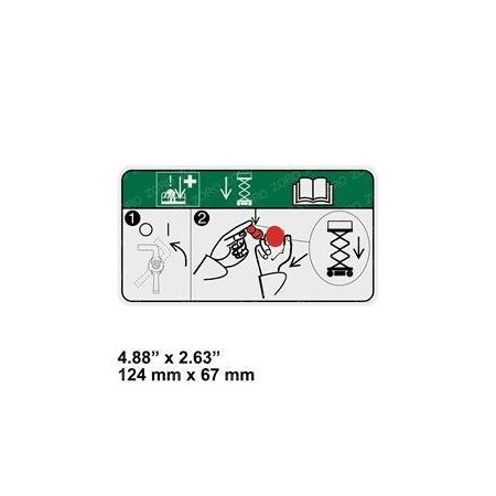 Skyjack REPLACEMENT STICKER, DECAL 172300