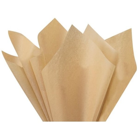 Nashville Wraps Desert Tan Color Tissue Paper, 20x30, 24 Soft Fold Sheets, 24PK CTQDT